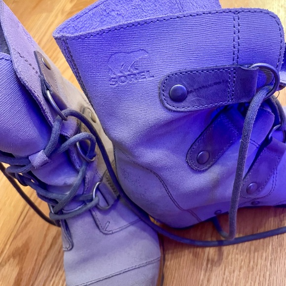 Women's Sorel Gray Chic Lace-Up Ankle Boots Size 5.5 - Picture 14 of 16